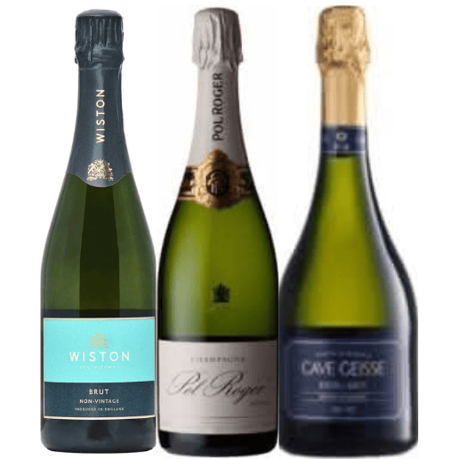 Mixed Sparkling Wine Case – 3 Bottle Best Sellers Box